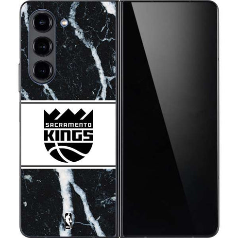 NBA Sacramento Kings Marble Galaxy Z Fold5 5G Skin